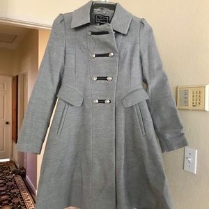 Girls light gray peacoat ❤️